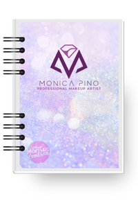 agenda morada, agenda en tonos morados, Diseño morado de agenda personalizada